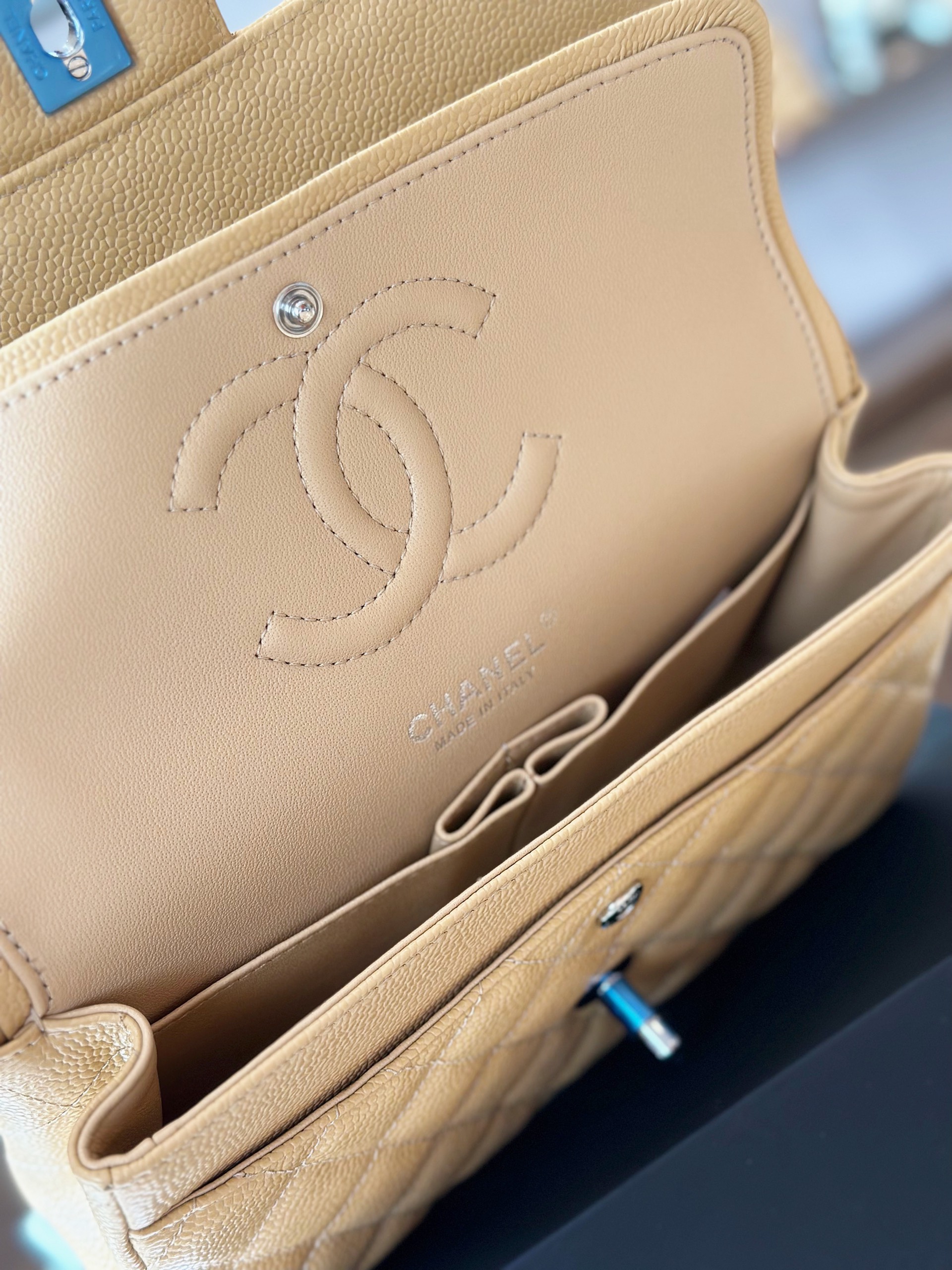 Tui-Xach-Nu-Chanel-Classic-Replica-11-Da-Hat-Khoa-Bac-23cm-1