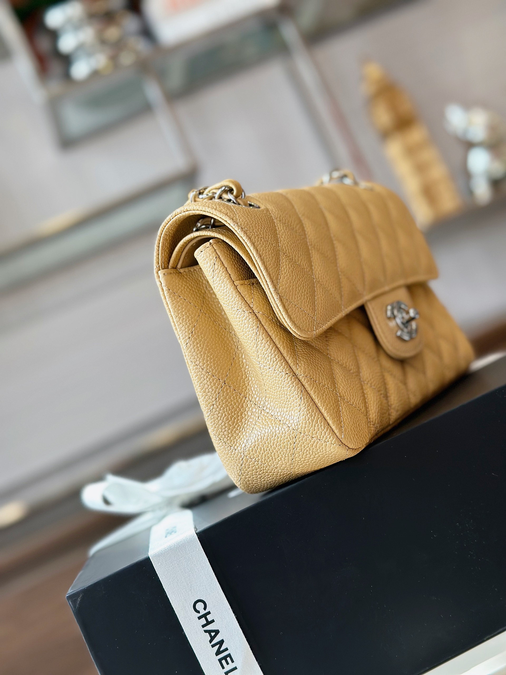 Tui-Xach-Nu-Chanel-Classic-Replica-11-Da-Hat-Khoa-Bac-23cm-3