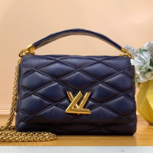 Louis Vuitton LV Go-14 Handbags Dark Blue 23cm