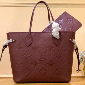 Louis Vuitton LV Never Full Plum Red Handbags 32x29x17cm