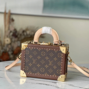 Louis Vuitton LV Valisette Tresor Monogram Handbags 22.5×14.5×11.5cm