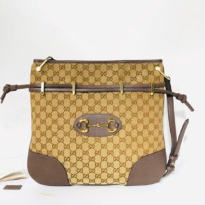 GUCCI GHW Horsebit 1955 Shoulder Bag