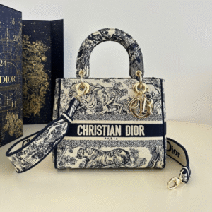 CHRISTIAN DIOR BAG Lady D-lite Bag Blue