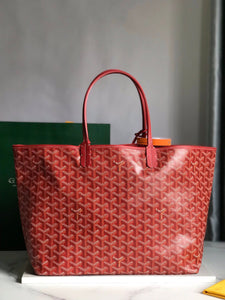 Goyard Saint Louis Red Tote Bag