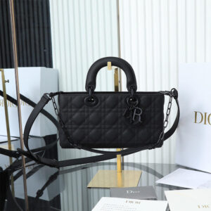 Dior Black Medium Lady D-Joy Bag