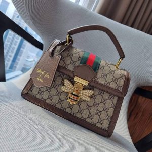 Gucci Queen Margaret Leather Handbag