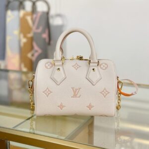Louis Vuitton Monogram Empreinte Bicolor Speedy Bandoulière 20