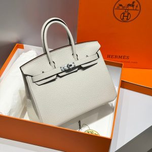 HERMES BIRKIN 25CM BEIGE TOGO LEATHER GOLD HARDWARE