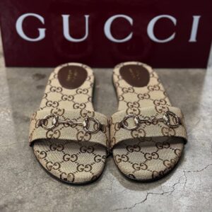 Gucci Siaga Horsebit Slide Sandals